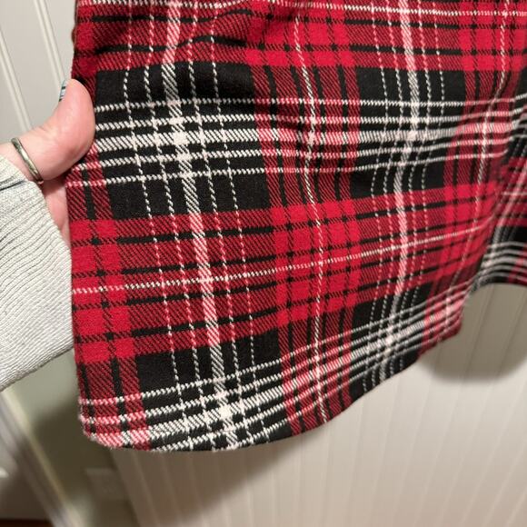 Torrid Cozy Double Knit Fur Hooded Shacket Logan Buffalo Plaid Jacket 4X - Picture 3 of 8